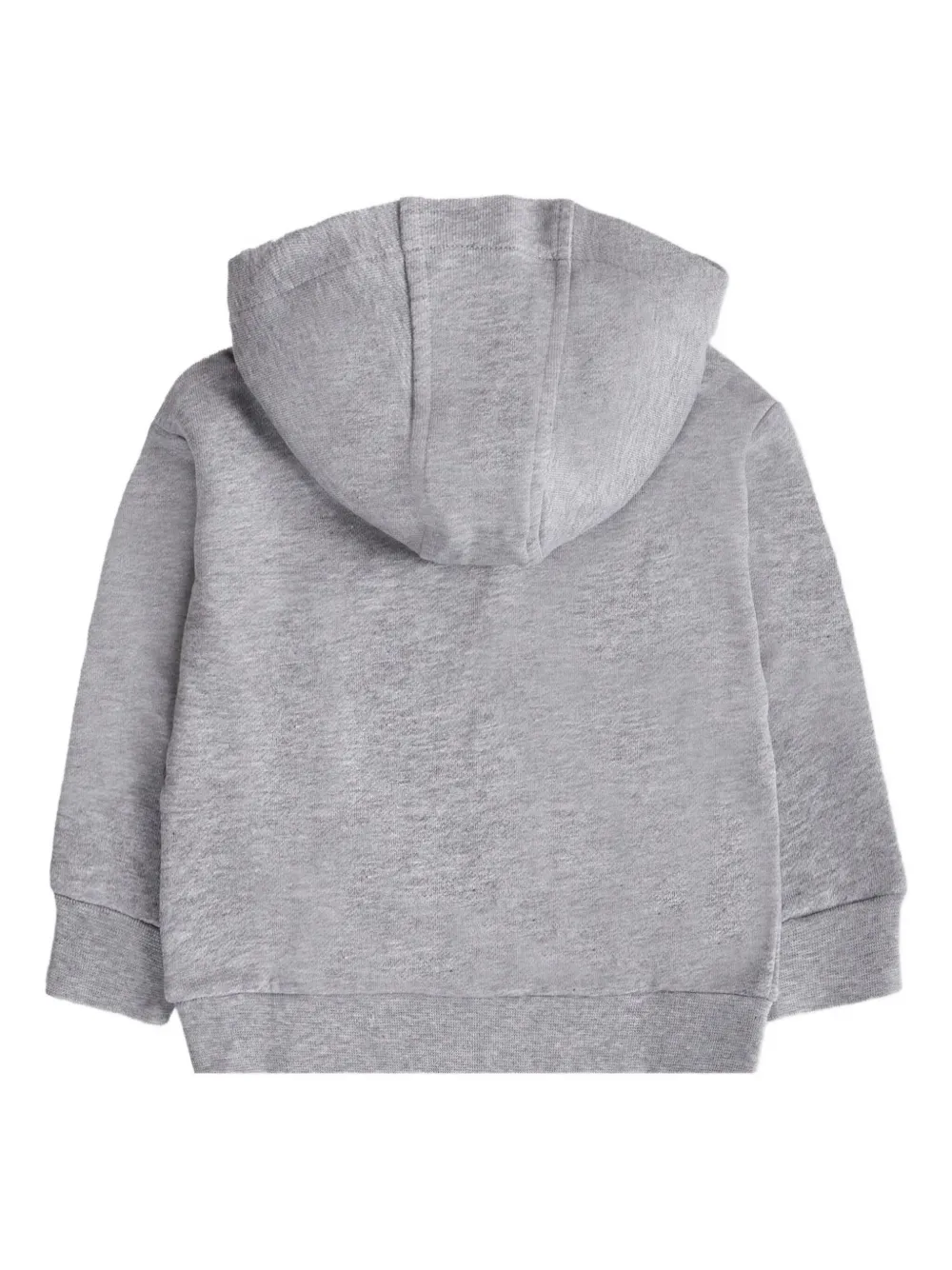 Versace Kids safety-pin logo hoodie Grijs