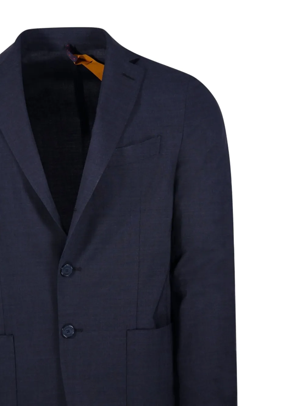 Santaniello Pak met enkele rij knopen Blauw