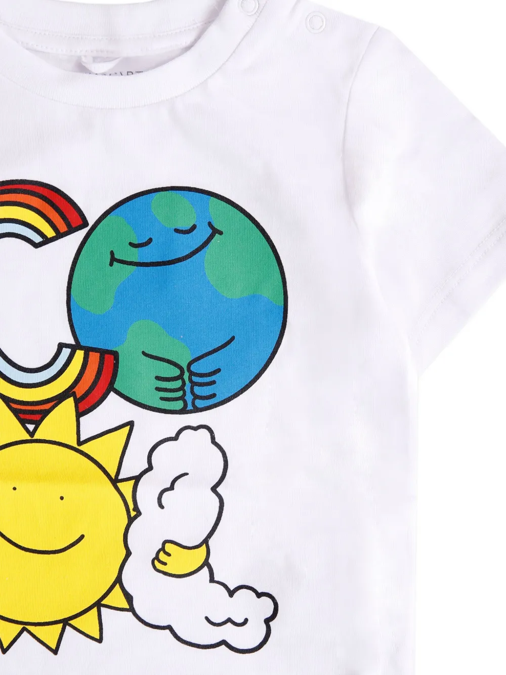 Stella McCartney Kids graphic-print T-shirt Wit