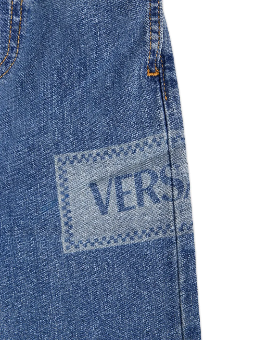 Versace Kids 90s jeans Blauw