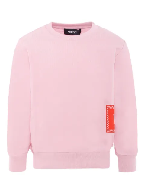 Versace Kids 90's Vintage Logo cotton sweatshirt