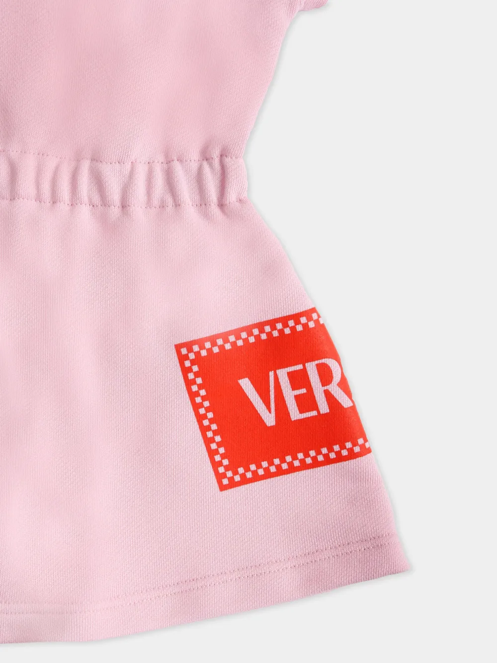 Versace Kids Jurk met elastische taille Roze