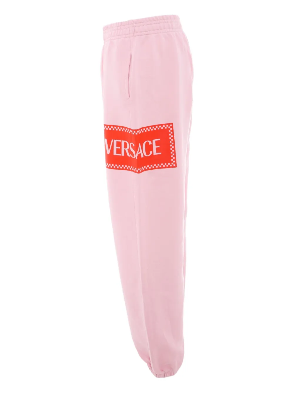 Versace Kids logo-print track pants Roze
