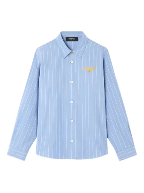 Versace Kids striped shirt