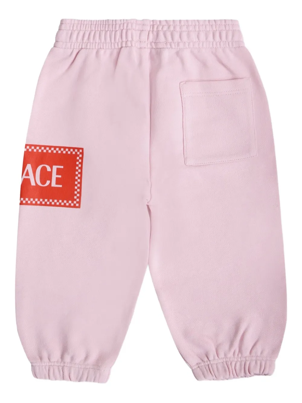 Versace Kids logo-print track pants Roze
