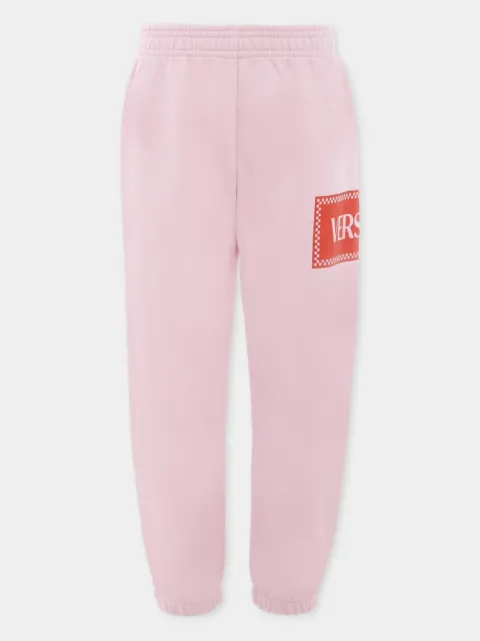 Versace Kids pants con logo estampado