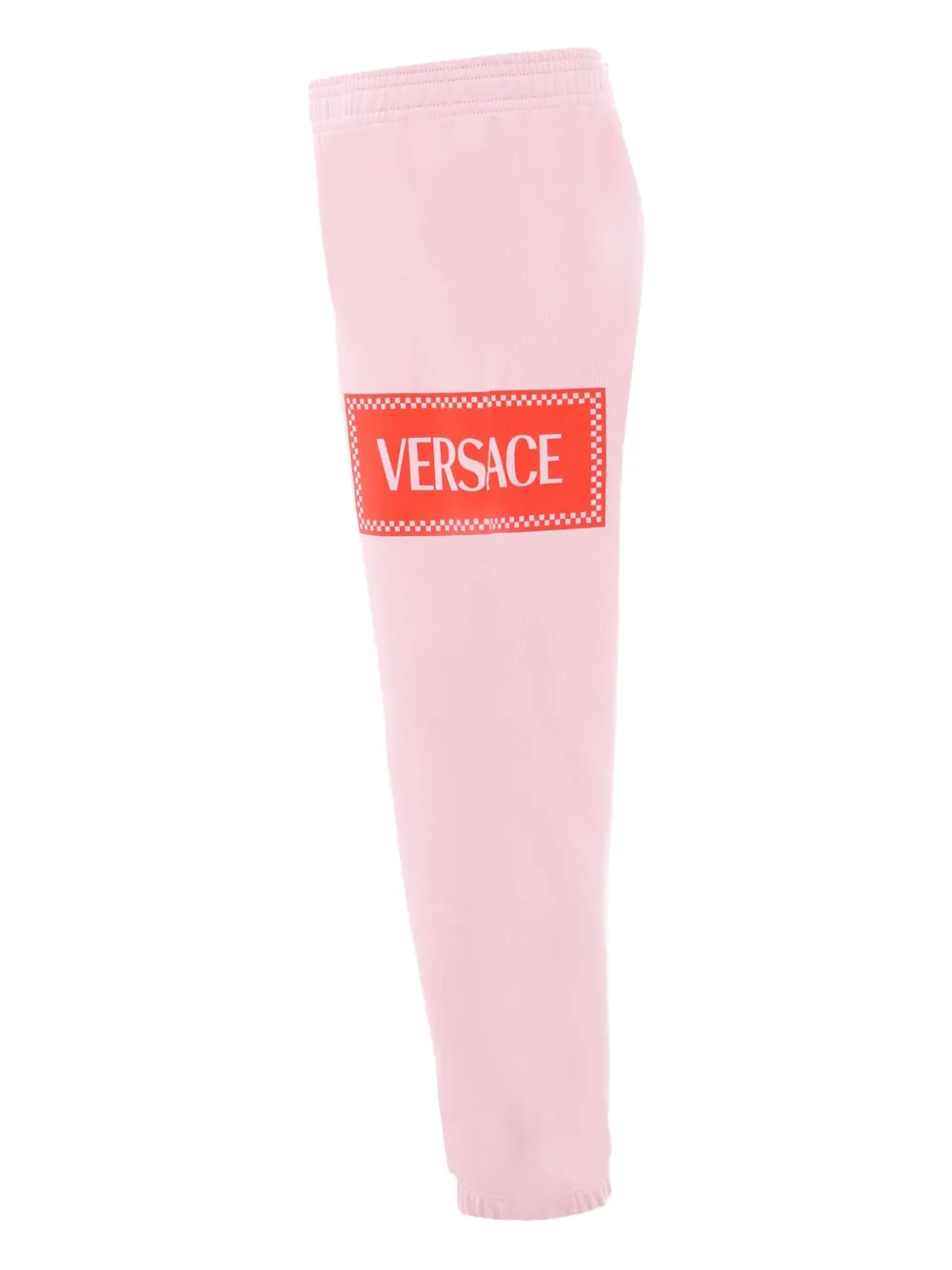 Versace Kids logo-print track pants Roze