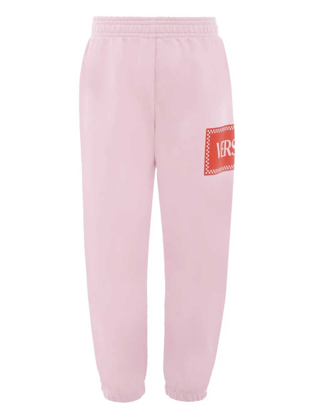 Versace Kids logo-print track pants Roze