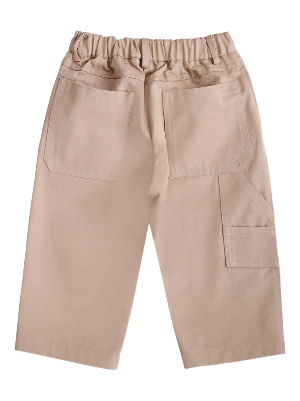 Versace Kids cotton chinos Beige