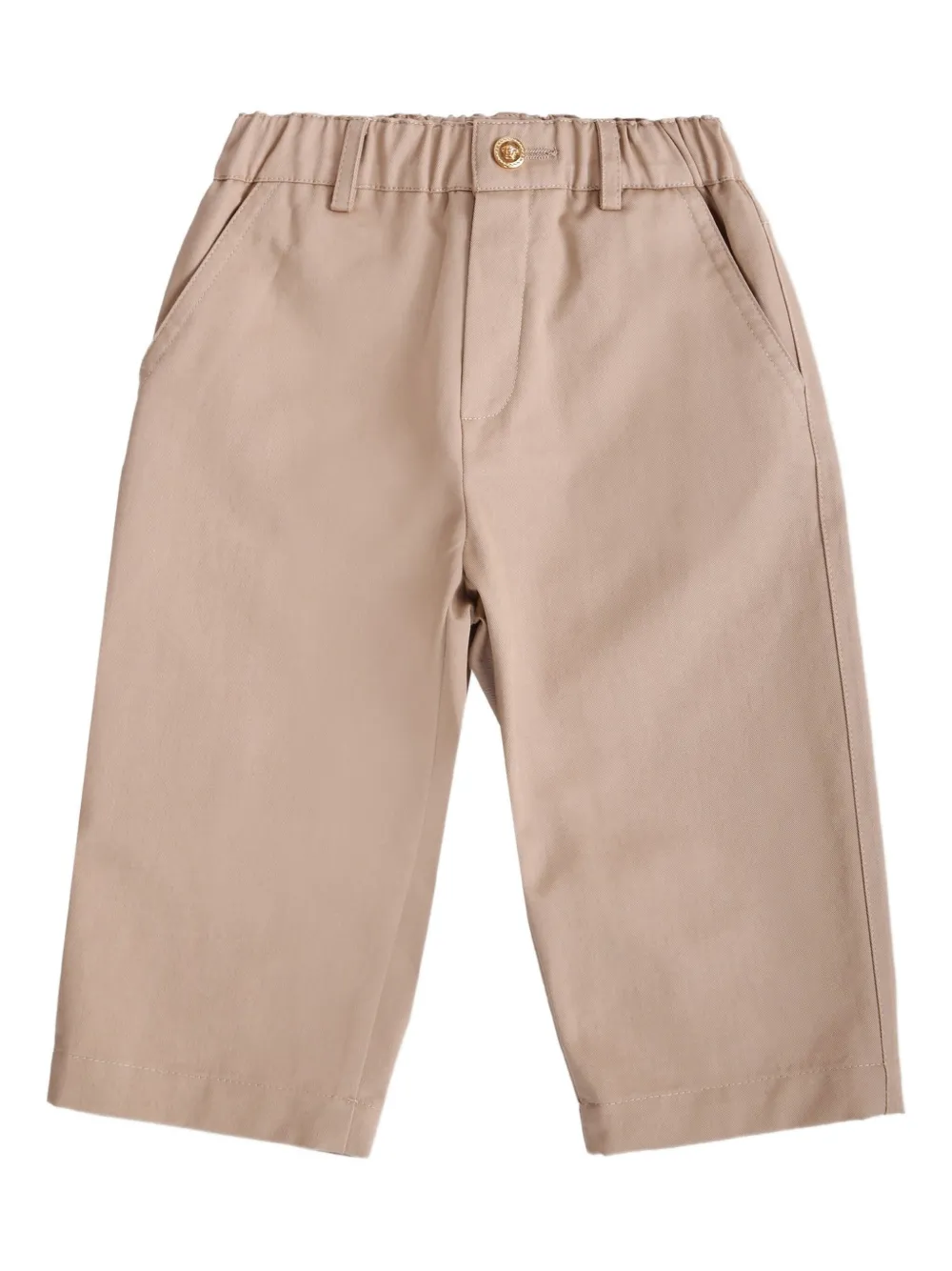 Versace Kids cotton chinos Beige