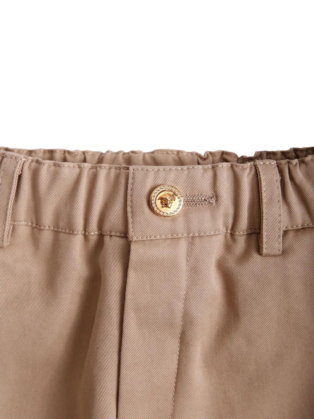 Versace Kids cotton chinos Beige