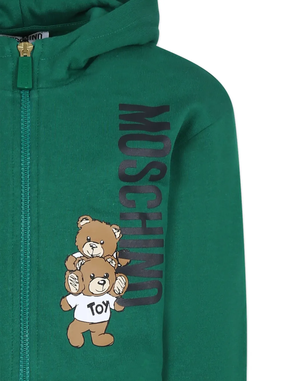 Moschino Kids Teddy Bear-print tracksuit set Groen