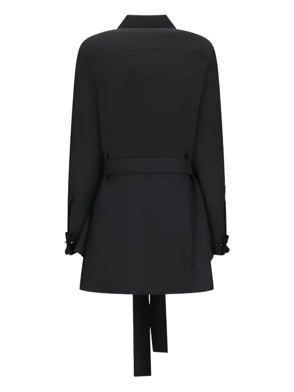 LOEWE ベルテッド シルクブラウス | ブラック | FARFETCH JP