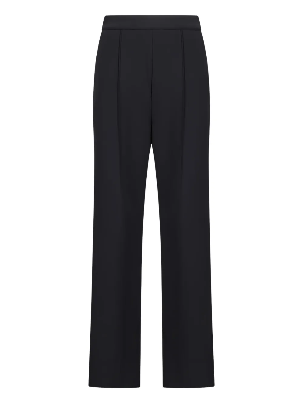 Max Mara Pantaloni con pieghe frontali - Nero