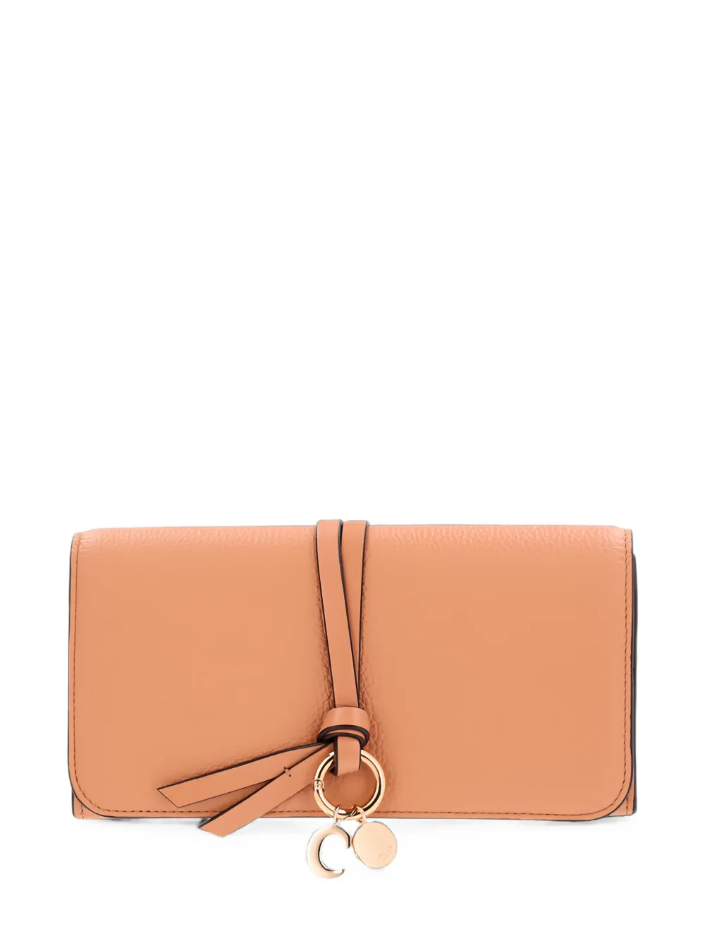 Chloé Alphabet grained leather wallet - Toni neutri