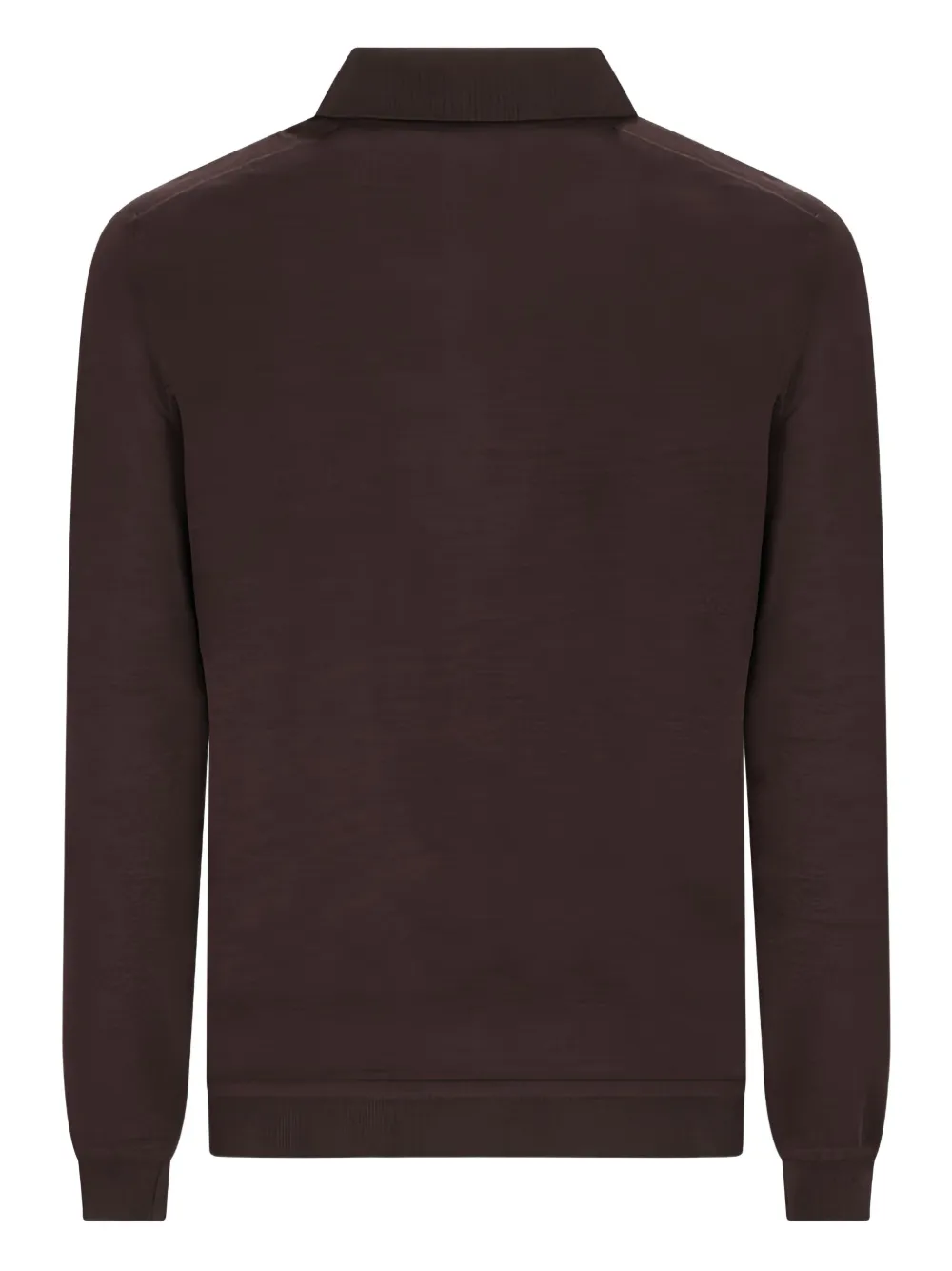 GOES BOTANICAL buttoned long-sleeve polo shirt - Bruin