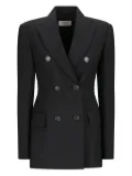 Sportmax Adamo double-breasted button blazer - Black