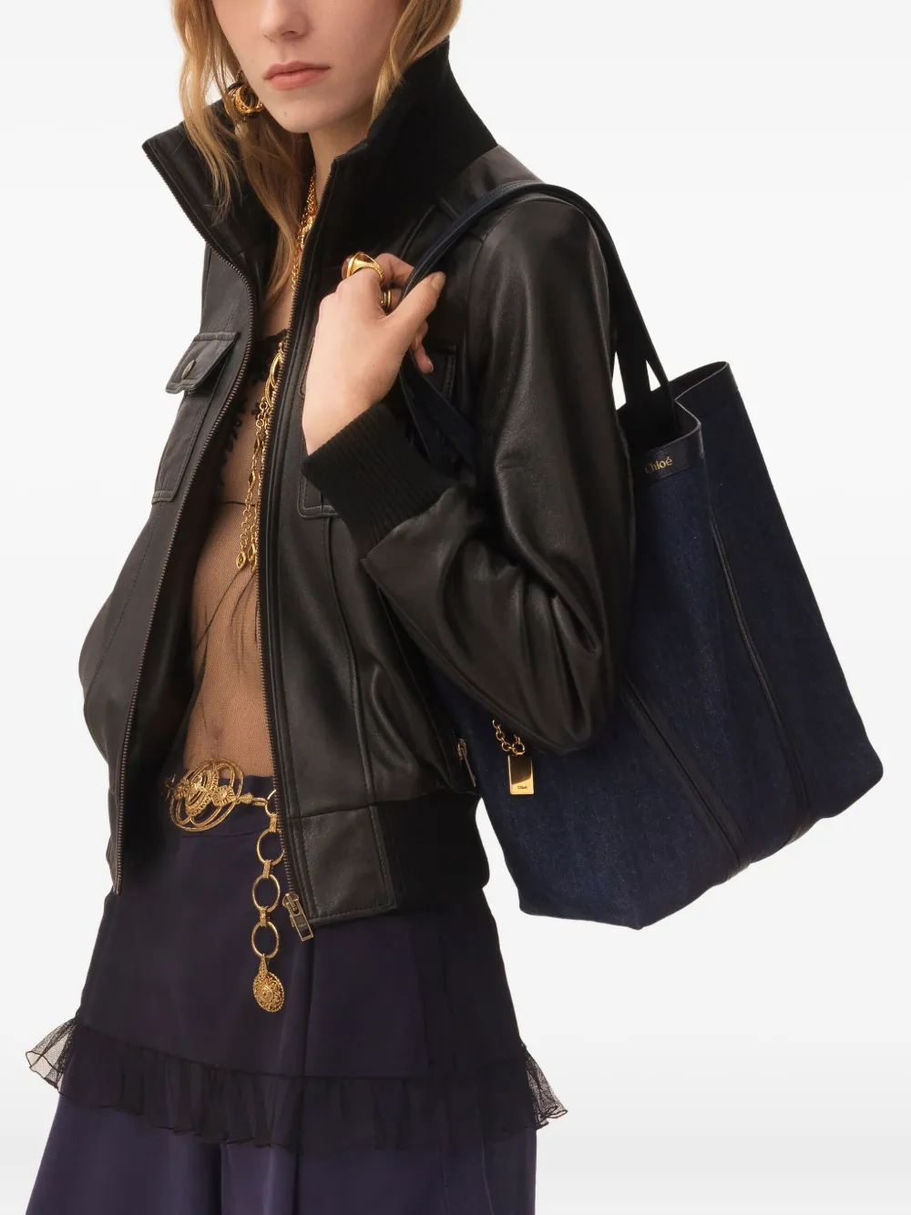 Chloé Spin panelled shoulder bag | Image 2