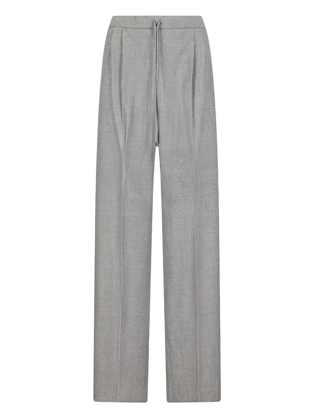 Max Mara pleated drawstring trousers Grijs