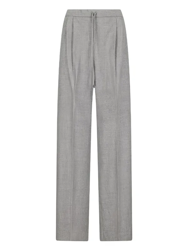 Max Mara ドローストリング パンツ | グレー | FARFETCH JP
