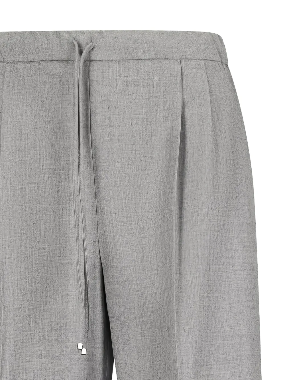 Max Mara Broek met trekkoord Grijs