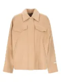 Sportmax flap-pockets wool single-breasted coat - Neutrals