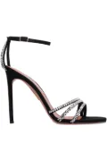 Aquazzura Milagros embellished stiletto heeled sandals - Black
