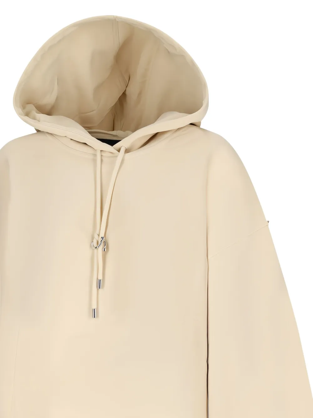 Sportmax Hoodie met trekkoord Beige