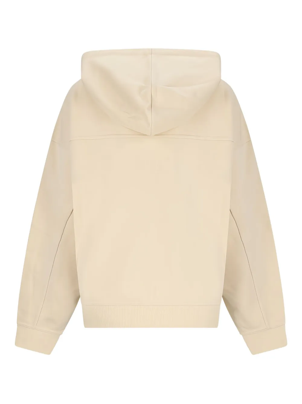 Sportmax drawstring-detail hoodie - Beige