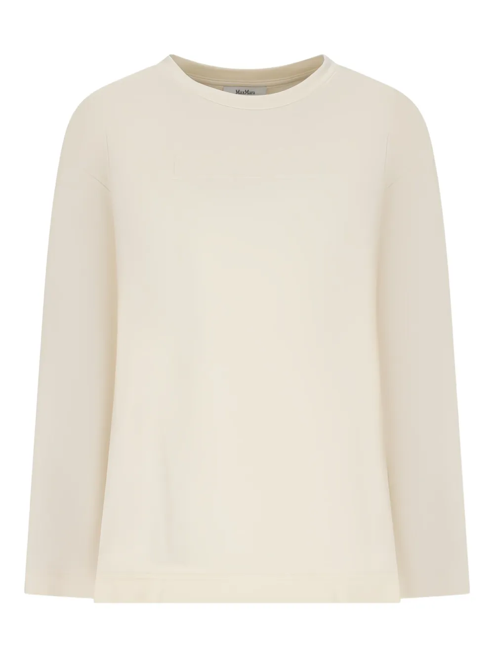 Long-Sleeves Embossed-Logo Sweater