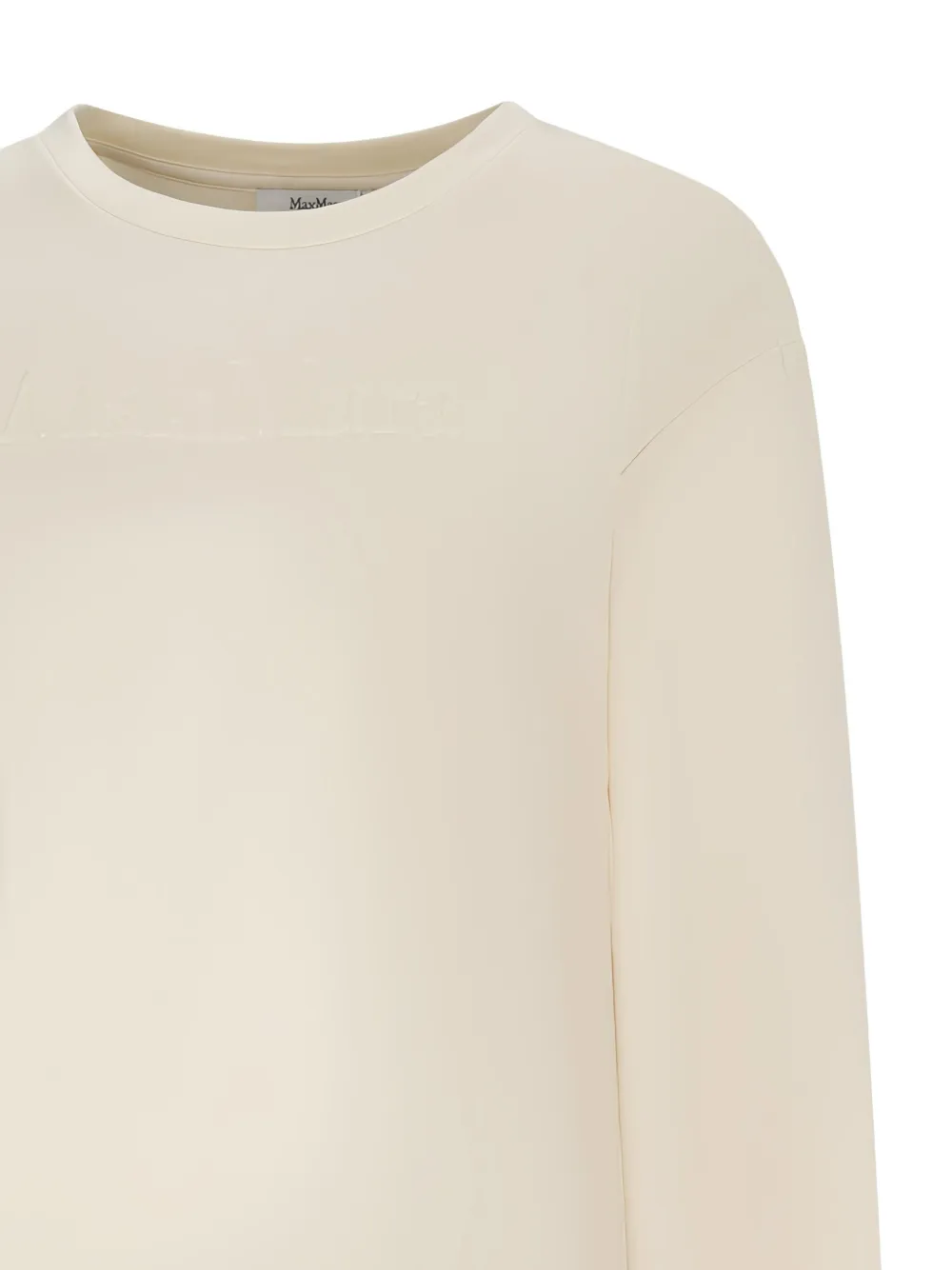 Long-Sleeves Embossed-Logo Sweater