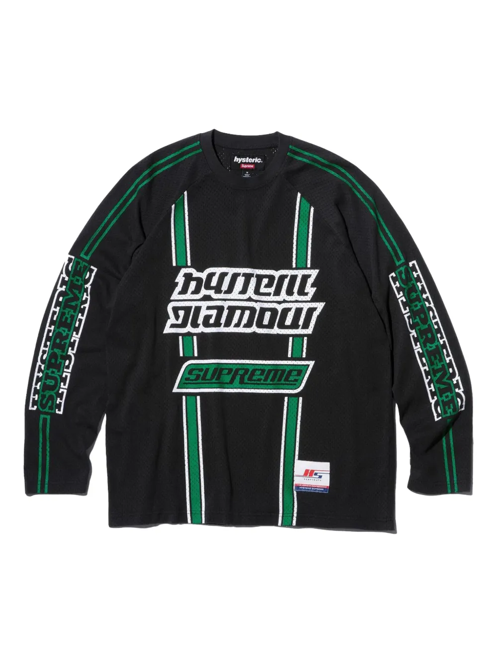 Supreme x Hysteric Glamour T-shirt met logoprint Zwart