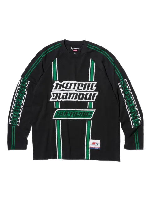 Supreme x Hysteric Glamour logo-print T-shirt