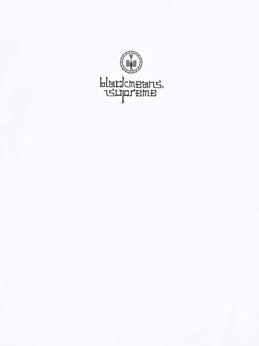 Supreme x Blackmeans T-shirt met logoprint - Wit