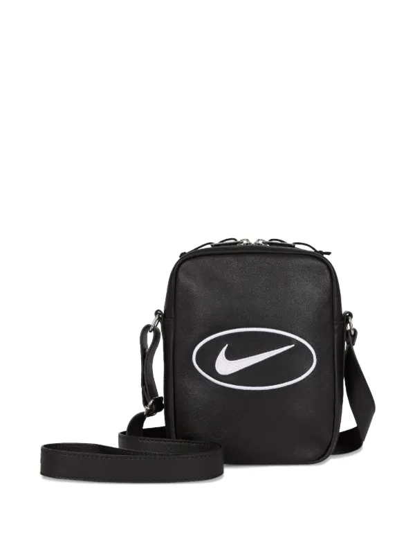 Supreme x Nike レザーメッセンジャーバッグ | ブラック