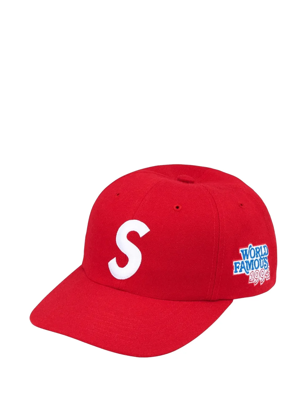 Supreme World Famous honkbalpet Rood