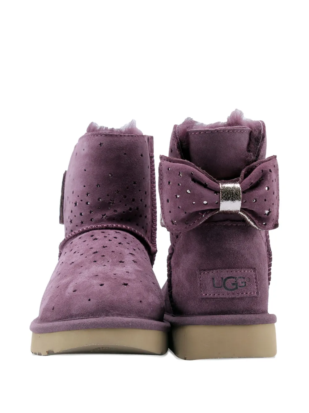 UGG Classic Mini Stargirl Bow Port "Purple" boots