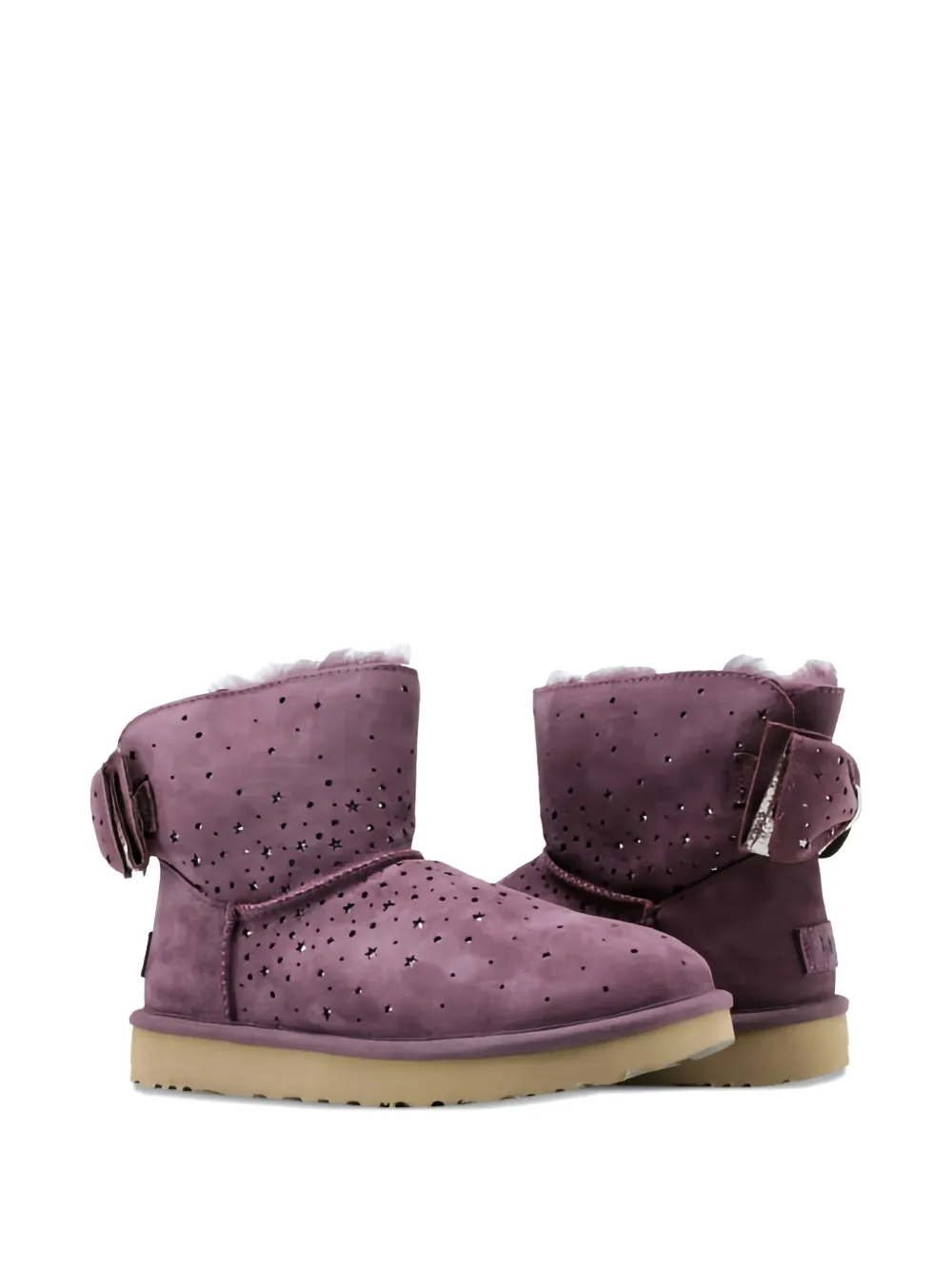 UGG Classic Mini Stargirl Bow Port "Purple" boots