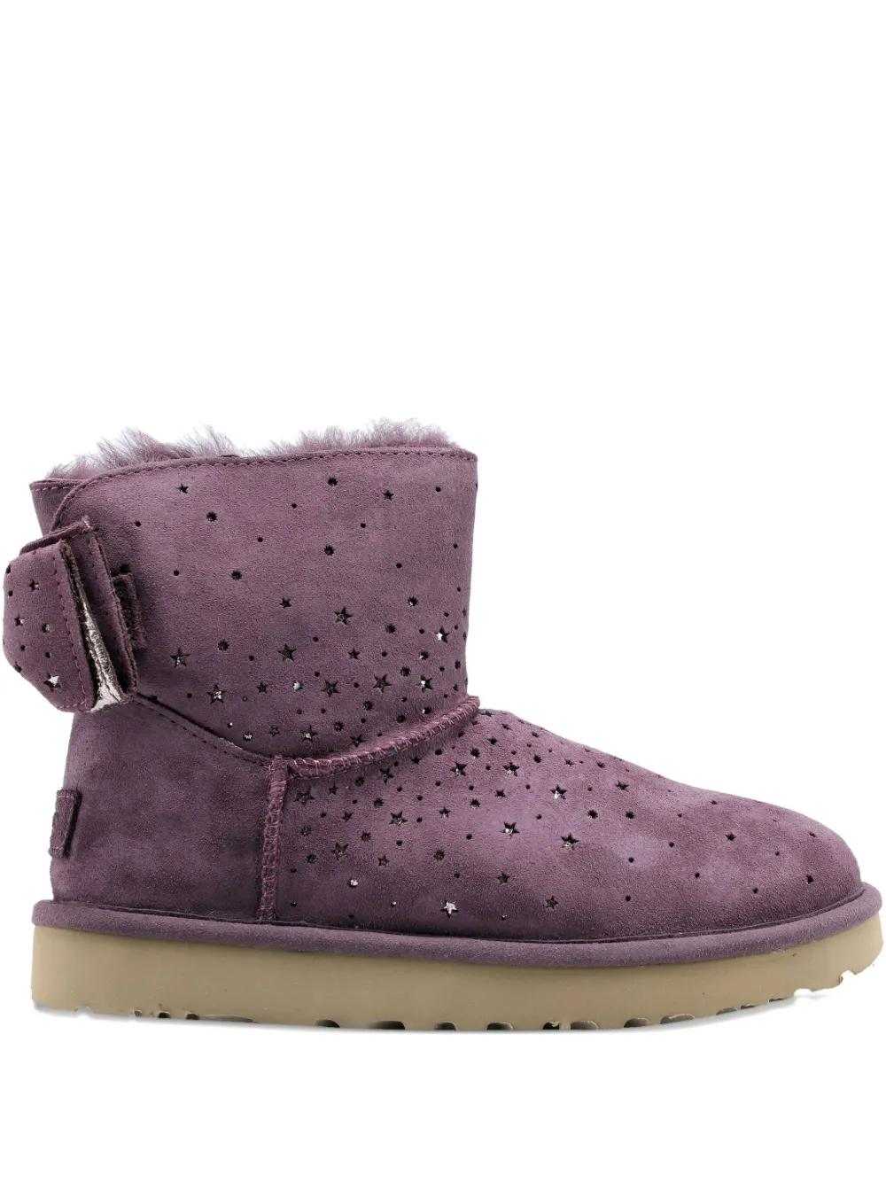 UGG Classic Mini Stargirl Bow Port "Purple" boots