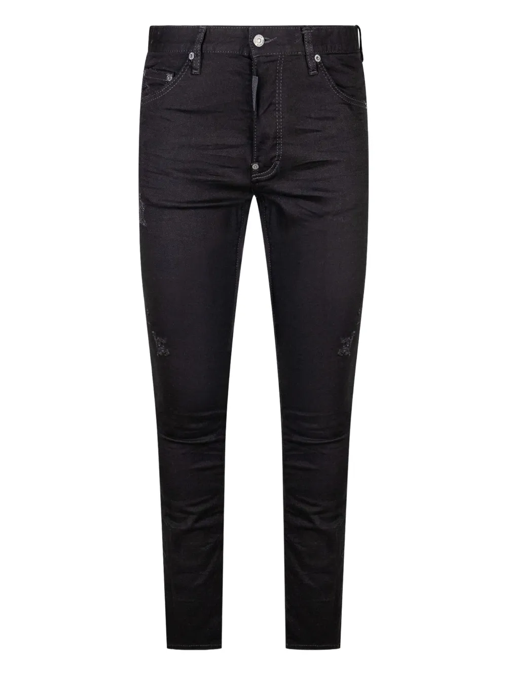 DSQUARED2 Gerafelde jeans Zwart