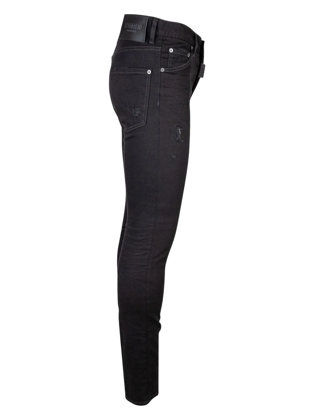 DSQUARED2 Gerafelde jeans Zwart