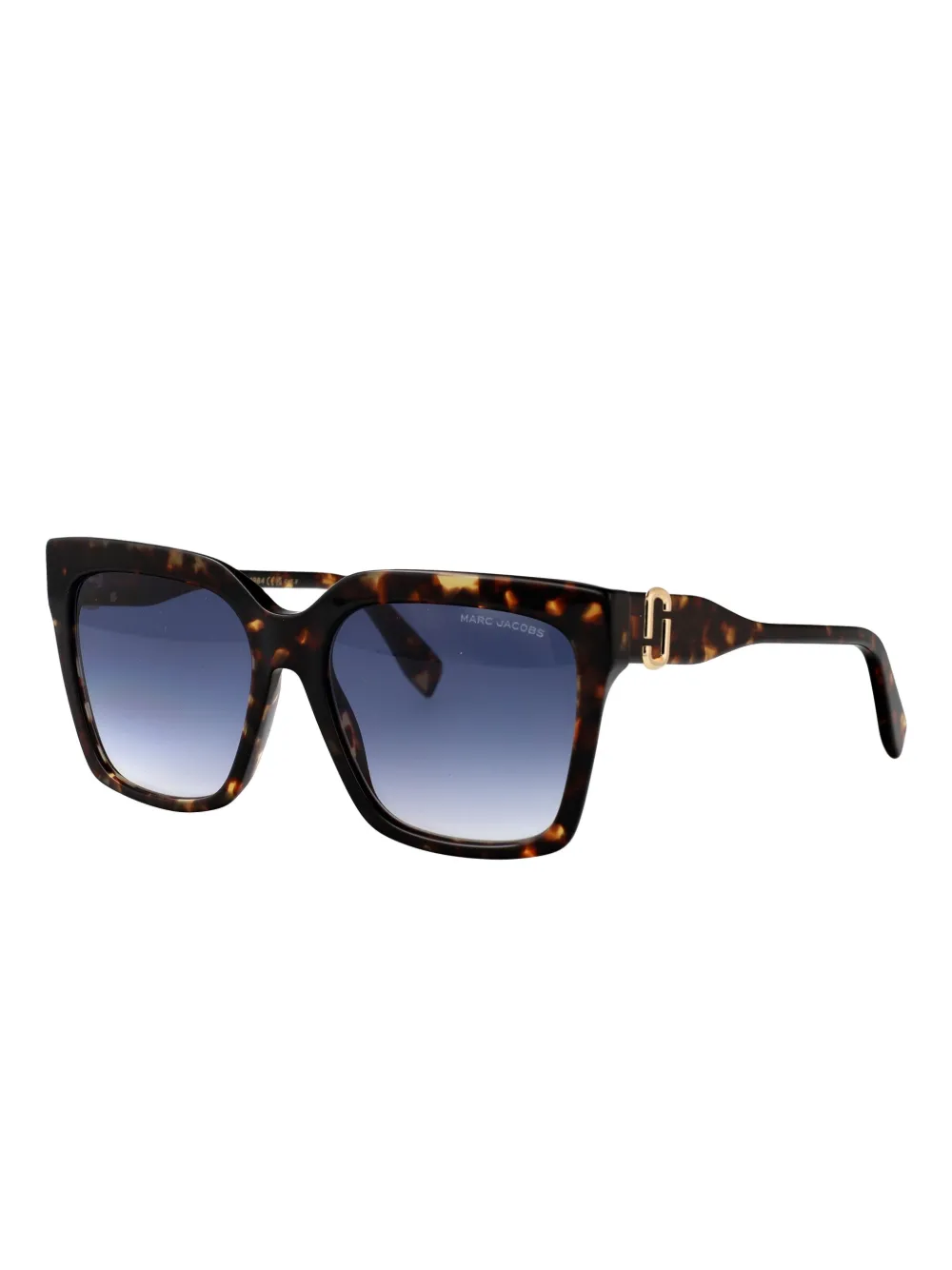 Marc Jacobs Eyewear 764 zonnebril met schilpadschild-design Bruin