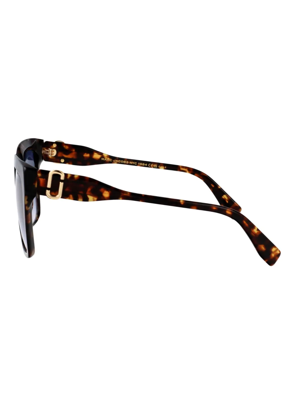 Marc Jacobs Eyewear 764 zonnebril met schilpadschild-design Bruin