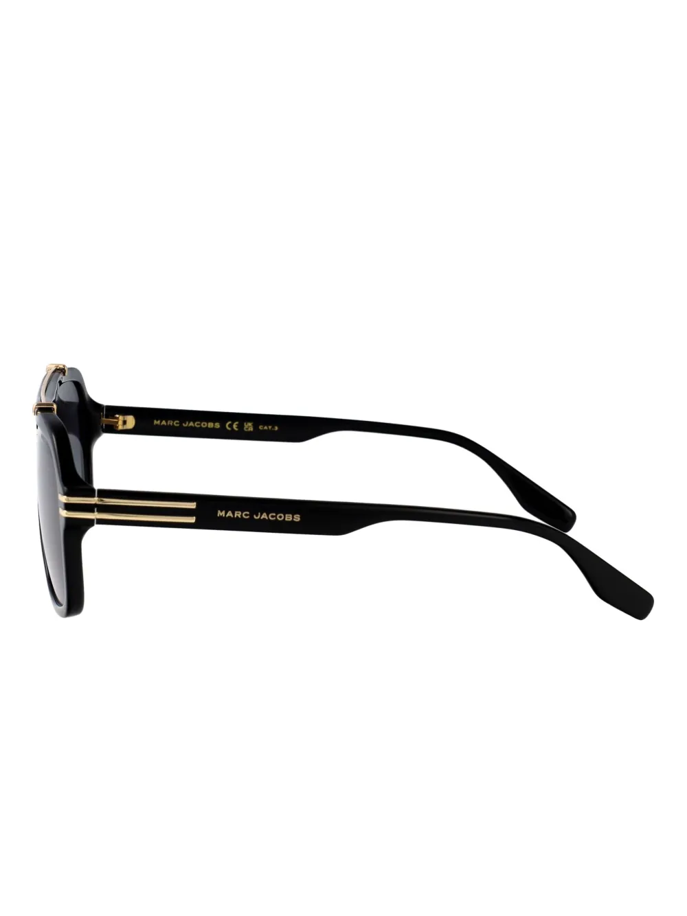Marc Jacobs Eyewear Zonnebril met vierkant montuur Zwart