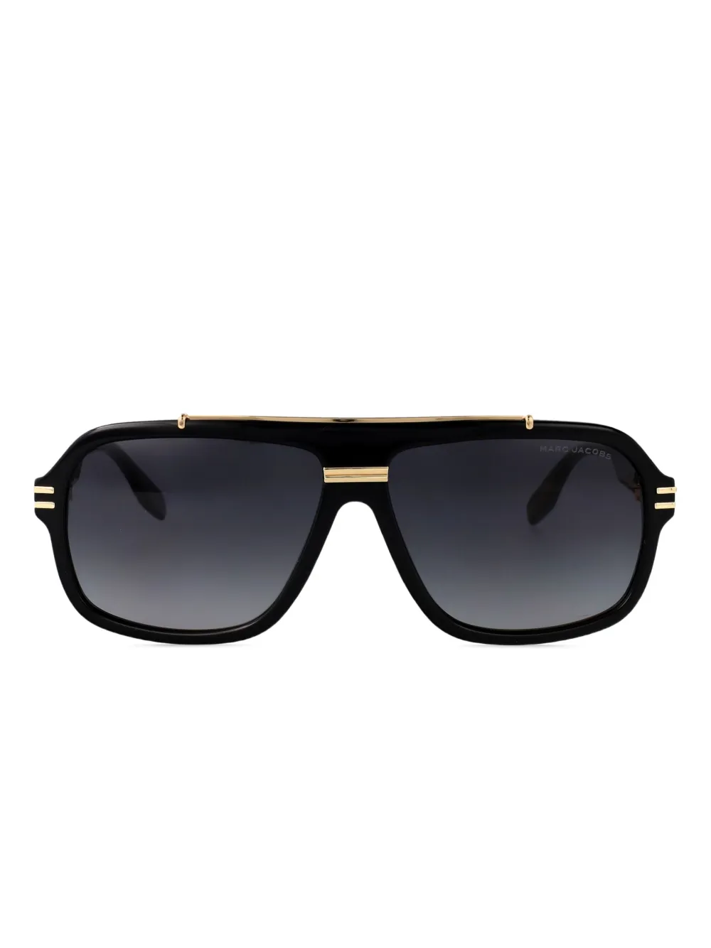 Marc Jacobs Eyewear スクエアフレーム サングラス - ブラック Marc Jacobs Eyewear スクエアフレーム サングラス - ブラック