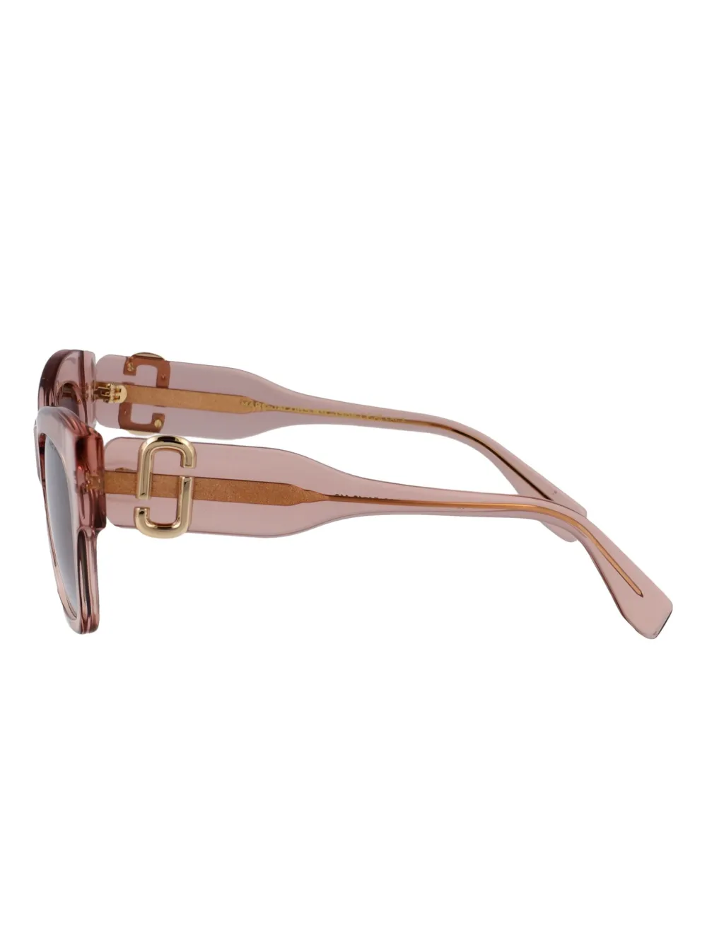 Marc Jacobs Eyewear 762 zonnebril met logoplakkaat Beige