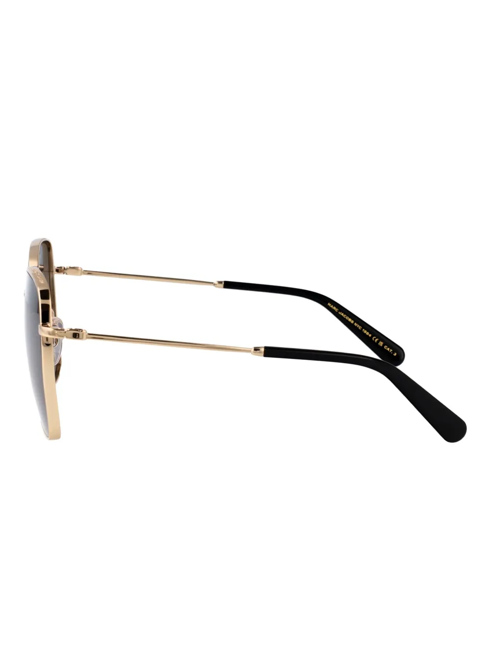 Marc Jacobs Eyewear Zonnebril met vierkant montuur Goud