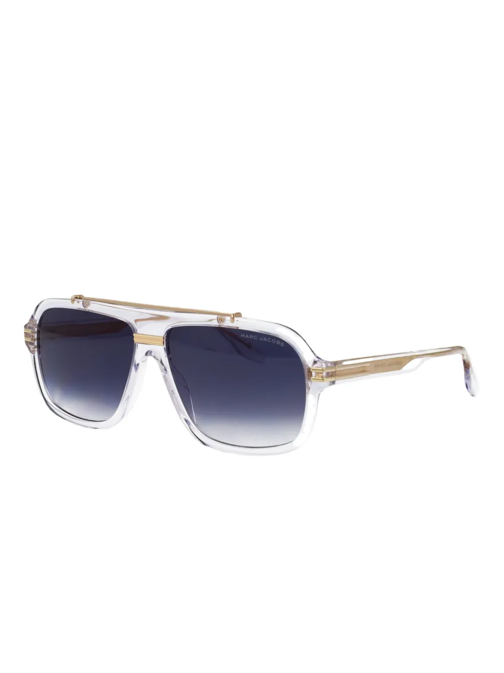 Marc Jacobs Eyewear Zonnebril met oversized montuur Goud