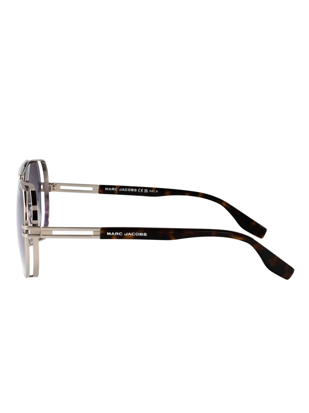 Marc Jacobs Eyewear Zonnebril met geometrisch montuur Grijs