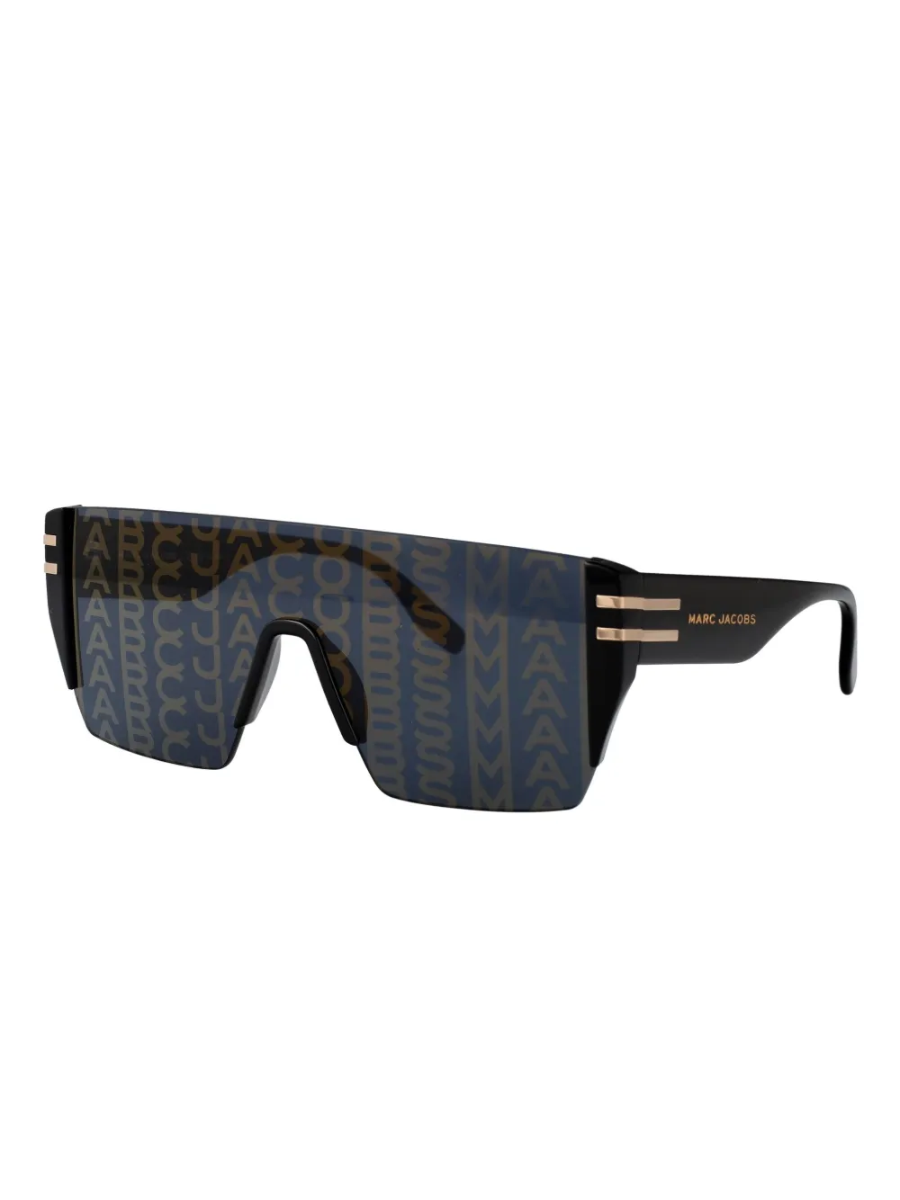 Marc Jacobs Eyewear Zonnebril met oversized montuur Zwart